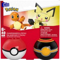 Mega - Pokemon Pokeball Collection - Charmander and Pichu von Mattel