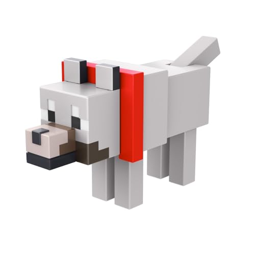 Minecraft Gelenkfigur Spielzeug mit Papierwürfeln zum Bauen, 8 cm, Verschiedene Modelle von Mattel