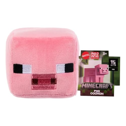 Minecraft Plüschschwein, 7,6 cm Minecraft Plüschschwein, 7,6 cm von Mattel