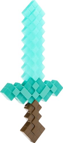 Mattel Minecraft Verzaubertes Diamantschwert mit Lichtern & Geräuschen Lebensgroßes Rollenspiel Spielzeug & Kostümzubehör von Mattel