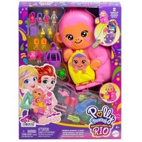 Polly Pocket Affenmama und Baby von Mattel