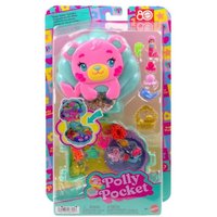 Polly Pocket Glitzerinsel-Schatulle, Spielset mit 1 Mini-Meerjungfrauenpuppe und Meerestieren, Reisespielzeug mit passendem Zubehör Polly Pocket Glitzerinsel-Schatulle, Spielset mit 1 Mini-Meerjungfrauenpuppe und Meerestieren, Reisespielzeug mit passendem Zubehör von Mattel GmbH