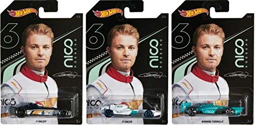 Power&Handel Hot Wheels Designed by Nico Rosberg Sortiment, 1 Stück von Mattel