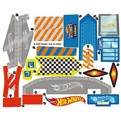 Replacement Stickers for Hot-Wheels City Ultimate Garage GJL14 - Die-Cast Cars Playset ~ Replacement Label Sheet von Mattel