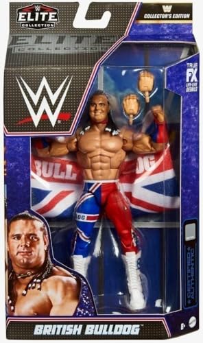 Ringside British Bulldog - WWE Elite 94 Wrestling Actionfigur von Mattel