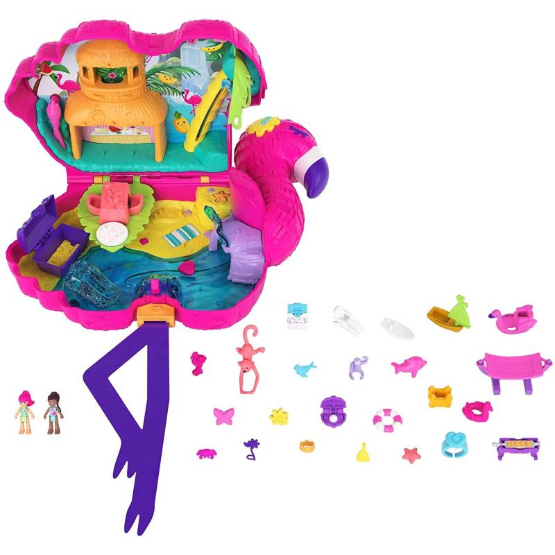 Spielset Mattel Polly Pocket Flamingo Party von Mattel