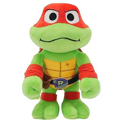 TEENAGE MUTANT Ninja Turtles Mutant Mayhem - 20 cm Raphael Plüschfigur zum Kuscheln und Spielen, tolles Geschenk für TMNT-Fans ab 3 Jahren, HRC79 von Mattel