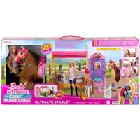 Barbie Mysteries: Das geheimnisvolle Pferdeabenteuer - Pferdestall-Spielset mit Puppe von Mattel