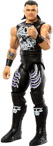 Mattel WWE Actionfigur, Serie #144 Dominik Mysterio 15,2 cm großes Sammlerstück mit 10 Artikulationspunkten & lebensechtem Look von Mattel