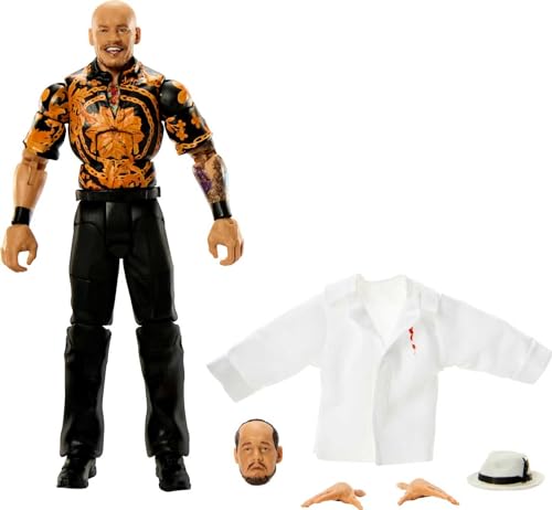 WWE HKN76 - WWE Elite Happy Corbin-Figur mit Zubehörteilen, Geschenke zum Sammeln, Action Figur ab 8 Jahren von WWE