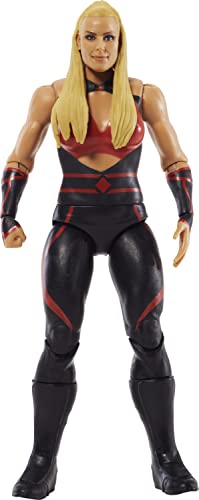 Mattel WWE Basic Actionfigur, Natalya, bewegliches 15,2 cm großes Sammlerstück für Kinder ab 6 Jahren von Mattel