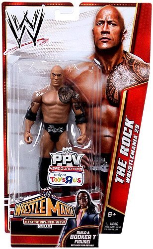 WWE Basic Best of PPV 2013 : Wrestlemania The Rock (Build A Booker T Figur) by Mattel von Mattel