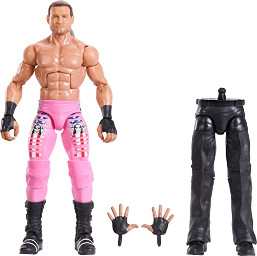 WWE Elite Actionfigur SummerSlam Dolph Ziggler mit Zubehör und Mr. Perfect Build-A-Figure Parts von Mattel