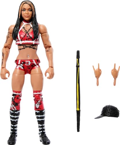 Mattel WWE Elite Collection Actionfigur & Zubehör, Serie #107 Cora Jade, 15,2 cm, Sammlerstück mit 25 Gelenkpunkten & austauschbaren Händen von Mattel