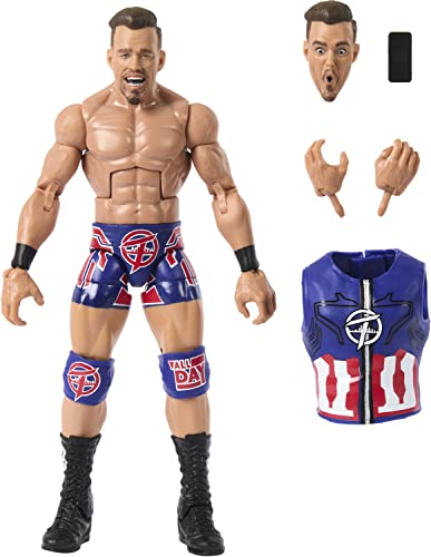 WWE Elite Collection Action-Figur Austin Theory mit Zubehör, Actionfigur aus der Elite Serie von Mattel