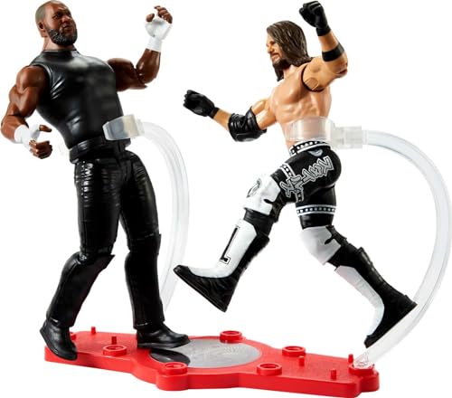 WWE HDM18 - Jeff Hardy vs AJ Styles Championship Showdown 2er-Pack Actionfiguren, ca. 15 cm, Friday Night Smackdown Battle Pack, Spielzeug für Kinder ab 6 Jahren WWE HDM18 - Jeff Hardy vs AJ Styles Championship Showdown 2er-Pack Actionfiguren, ca. 15 cm, Friday Night Smackdown Battle Pack, Spielzeug für Kinder ab 6 Jahren von Mattel