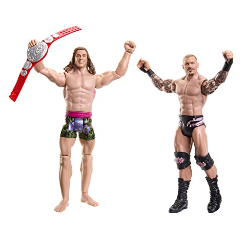 WWE HLL77 - WWE Randy Orton & Riddle Championship Showdown ca. 15 cm große Actionfiguren im 2er-Pack Friday Night Smackdown Battle Pack ab 6 Jahren von Mattel