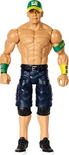 Mattel WWE John Cena Action-Figur, 10 Gelenkpunkte und realistische Details, 15,2 cm Sammelfigur von Mattel