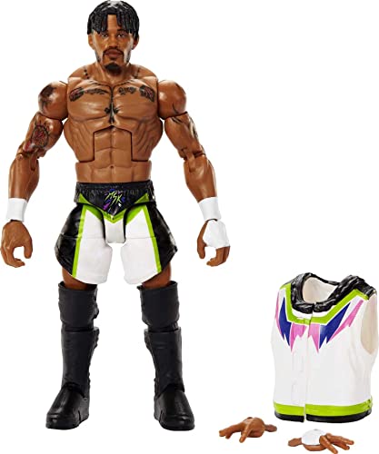 WWE MATTEL WWE Wes Lee Elite Collection Actionfigur, 15,2 cm, bewegliches Sammlerstück, Geschenk für WWE-Fans ab 8 Jahren, mehrfarbig, HDF32 von WWE MATTEL