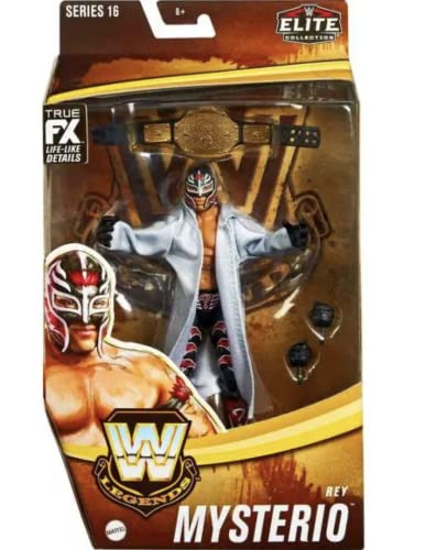 WWE Rey Mysterio Elite Collection True FX Series 16 Legends Actionfigur von Mattel