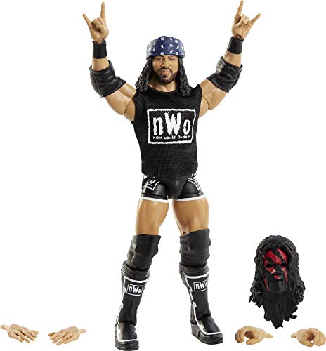 WWE X-PAC Fan Takeover 15,2 cm Elite Actionfigur mit Fan gewählter Ausrüstung und Zubehör, 15,2 cm bewegliche Sammlerstück-Geschenk-Fans ab 8 Jahren von Mattel