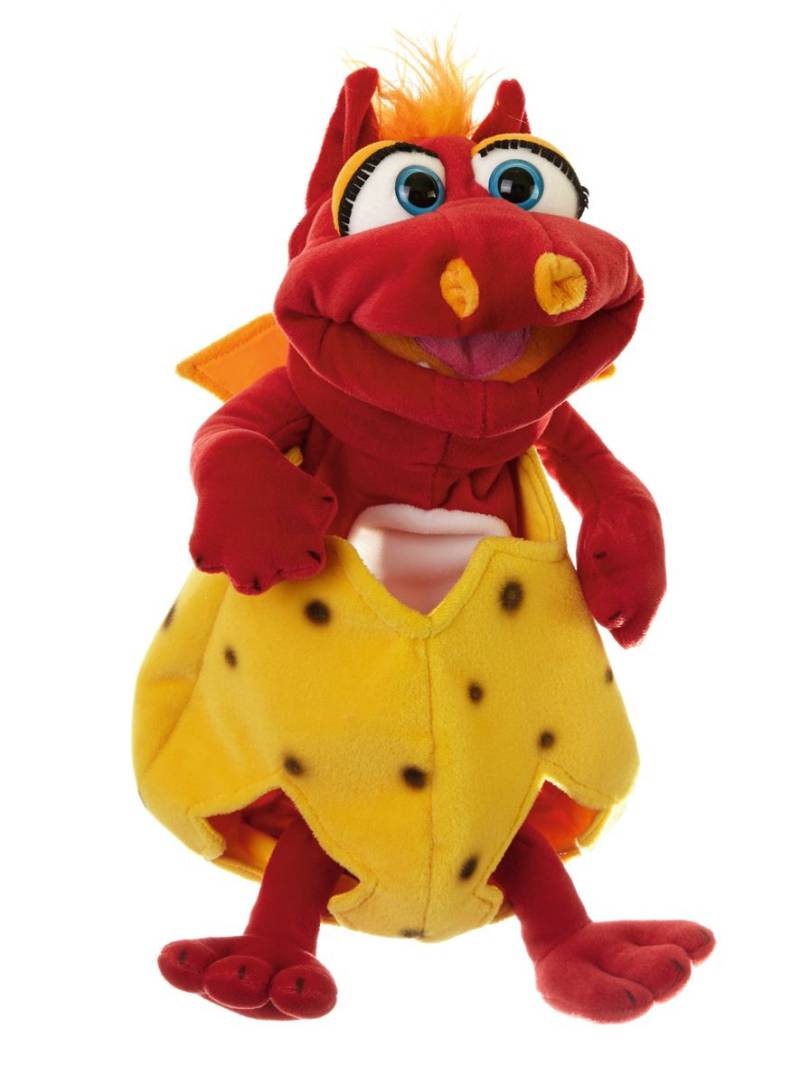 Living Puppets Handpuppe Drache Ottilie im Ei von Matthies Spielprodukte GmbH & Co.KG