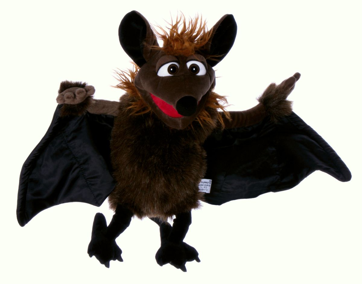 Living Puppets Handpuppe Gaston die Fledermaus von Matthies Spielprodukte GmbH & Co.KG