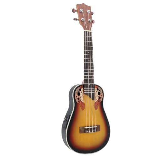 23in Ukulele Holzfichte Body Rosenholz Griffbrett 3 Band Equalizer String Instrument für Musikbegeisterte von Matybobe