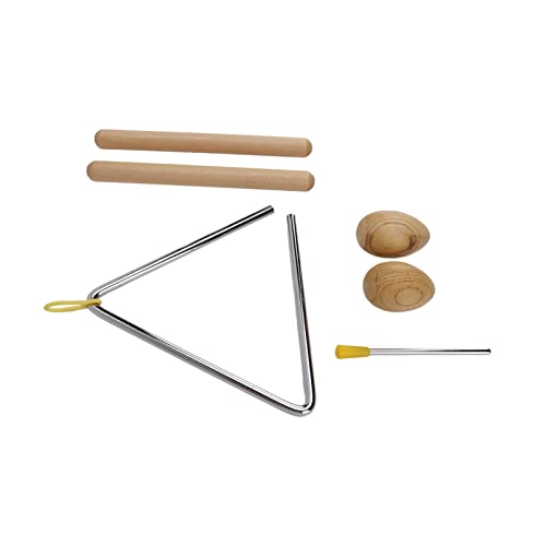 Dreieck Percussion Instrument Set Educational Wood Musical Toy Children Kinder Früh Lernen Vorschulrhythmus von Matybobe