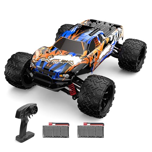 Fernbedienungsauto Hochgeschwindigkeit 2,4 GHz Alle Terrain Off Road Trucks Klettern Autogeschenke 2 Batterie für Erwachsene (2 Batterie) von Matybobe