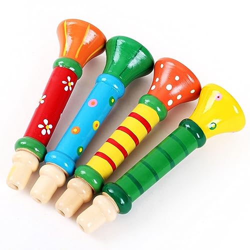 Holz Signalhorn Pädagogisches Pfeife Musik Instrument Kinder Kinder Leichte Bunte Design Rhythmus Pitch Training von Matybobe