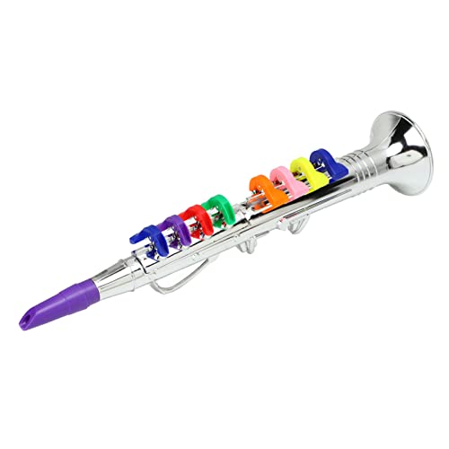 Kinder Spielzeugklarinette Plastik Saxophon Wind Musikinstrument Accessoires Kindermusikspielzeug Kinderspielzeug von Matybobe