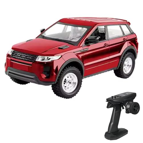 Matybobe Fernbedienungsauto 1:14 Scale Off Road -Fahrzeug mit LED -Leuchten und 3 Wiederaufladbaren Batterien für Teenager Erwachsene (-1) von Matybobe