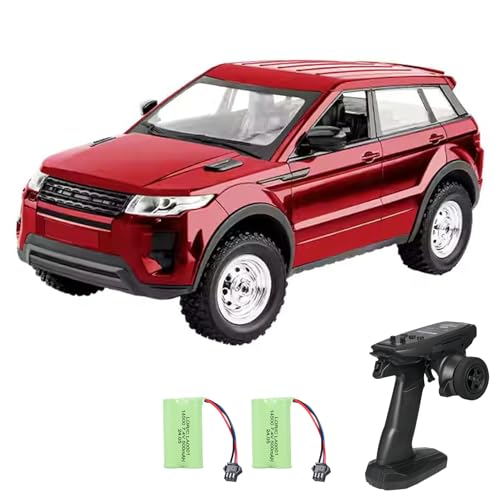 Matybobe Fernbedienungsauto 1:14 Scale Off Road -Fahrzeug mit LED -Leuchten und 3 Wiederaufladbaren Batterien für Teenager Erwachsene (-2) von Matybobe