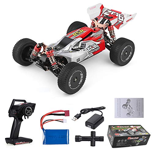 Matybobe Ferngesteuertes Auto für Jungen Erwachsene, 60 km/h 1:14 Wltoys XKS 144001 RC Autos, 2,4 GHz Fernbedienung Geländewagen Outdoor Indoor Fahrzeug von Matybobe