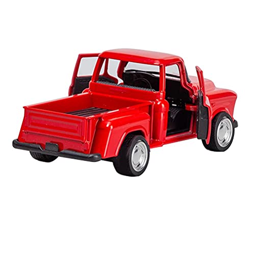 Weihnachten Red Vintage Metal Car Ornamente Tabletop Dekoration Spielzeug für Bücherregale Mantel von Matybobe