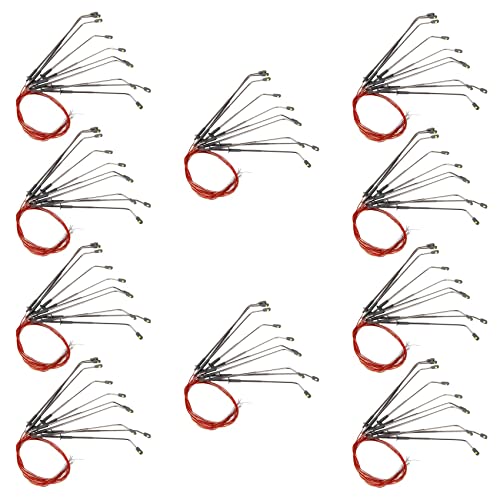 Mauedest 100 Stueck Hoehe 8cm Modell Strassenlaterne Beleuchtung Single Fuer Modelleisenbahn-Landschaft von Mauedest