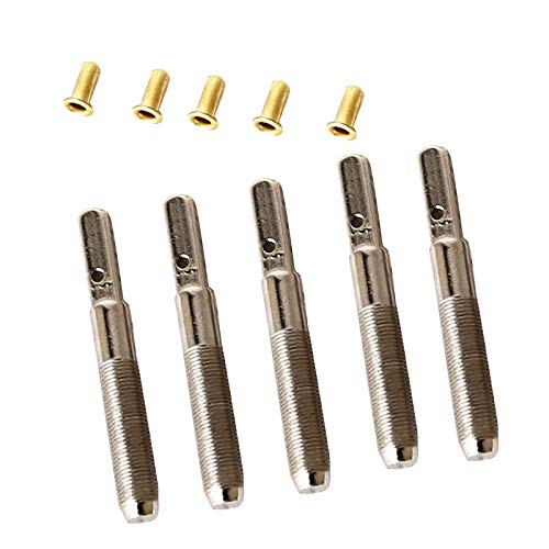 Mauedest Lyre Small Harp Seven Ten String Pin Nails Heptachord Fixed String Screws Pins Musikinstrumententeile Ein Seil von Mauedest