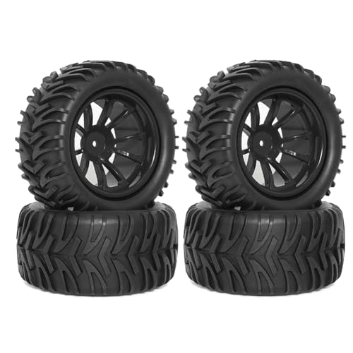 Mauedest Rc Tires 1/10 Truck Reifen und Fernbedienung Reifen Schwarz von Mauedest