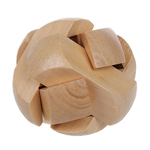 Mauedest Spielzeug Brain Training Kinder Fußball Holz Puzzle Lock von Mauedest