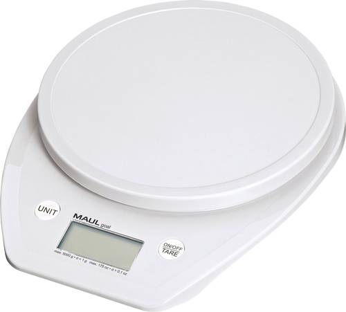 Maul 1646002 Briefwaage Wägebereich (max.) 5000g Ablesbarkeit 1g batteriebetrieben Weiß von Maul