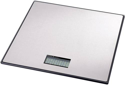 Maul MAULglobal Paketwaage Wägebereich (max.) 25kg Ablesbarkeit 20g batteriebetrieben Silber von Maul