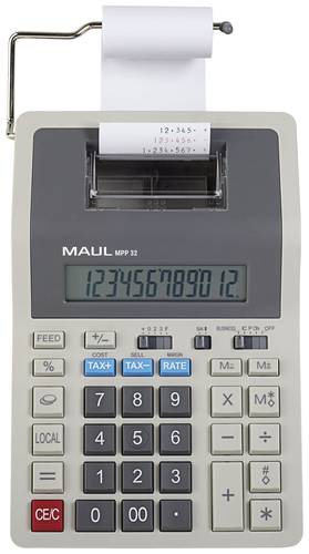 Maul MPP 32 Tischrechner Grau Display (Stellen): 12 batteriebetrieben, netzbetrieben (B x H x T) 147 von Maul