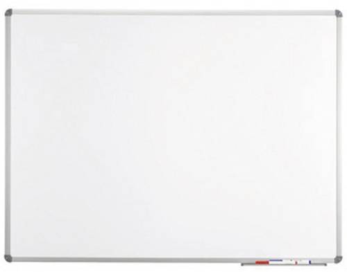 Maul Whiteboard MAULstandard, Emaille (B x H) 200cm x 100cm Weiß emaillebeschichtet Inkl. Ablagesch von Maul