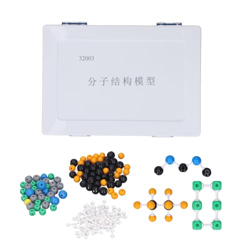 Mavaol Chemie-Molekülmodellbausatz, 3D-Strukturen, Lernset, Stabiler Kunststoff, zum praktischen Lernen und Visualisieren von Konzepten, hochglänzende Atome, lebendige farbige von Mavaol