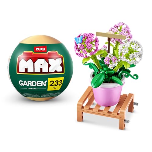 MAX Premium Garden Pot Plants Building Bricks Collection (up to 233 Pieces, 6 to Collect). (Hydrangea Macrophylla, 1 Capsule) von Max Build More