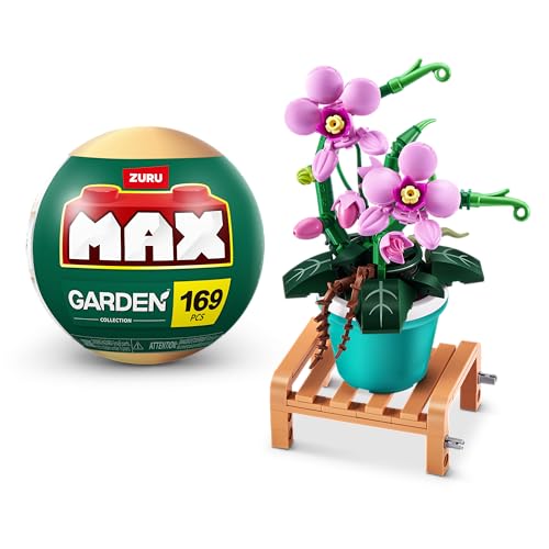 MAX Premium Garden Pot Plants Building Bricks Collection (up to 233 Pieces, 6 to Collect). (Phalaenopsis, 1 Capsule) von Max Build More