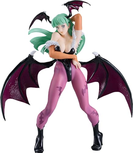 Max Factory Darkstalkers Morrigan Pop Up Parade 17cm Glänzend Schwarz Sammlerstück von Max Factory