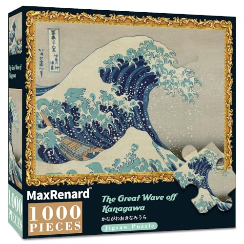 MaxRenard Spiel 1000 Teile Puzzle Fine Art Collection Spielzeug The Great Wave Off von MaxRenard