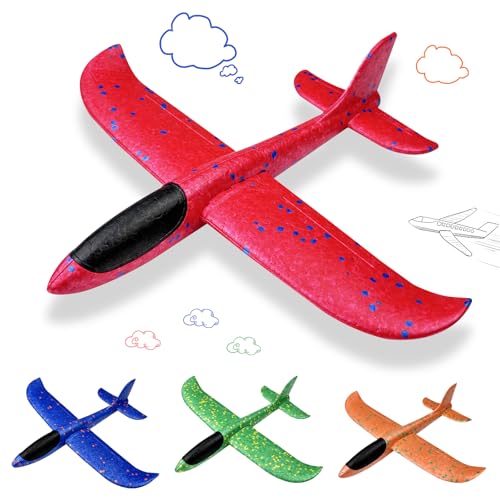 Maxentico Flugzeug Spielzeug, Styroporflieger Kinder Planes Wurfgleiter Styroporflugzeug, Styropor Flugzeuge Airplanes Gleitflugzeuge Toys Jungen, Segelflugzeug Flieger Airplane Toy Styropor-Flieger von Maxentico